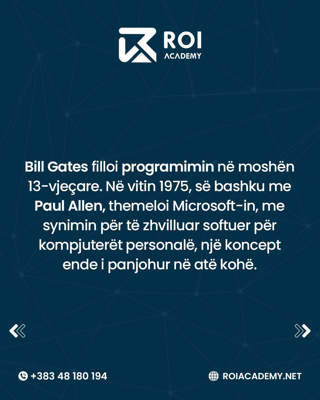 Informohu dhe frymëzohu për të ndërtuar të ardhmen tënde përmes teknologjisë