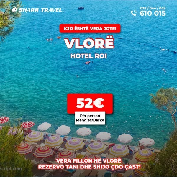 HOTEL ROI – RADHIMË | VERA 2025