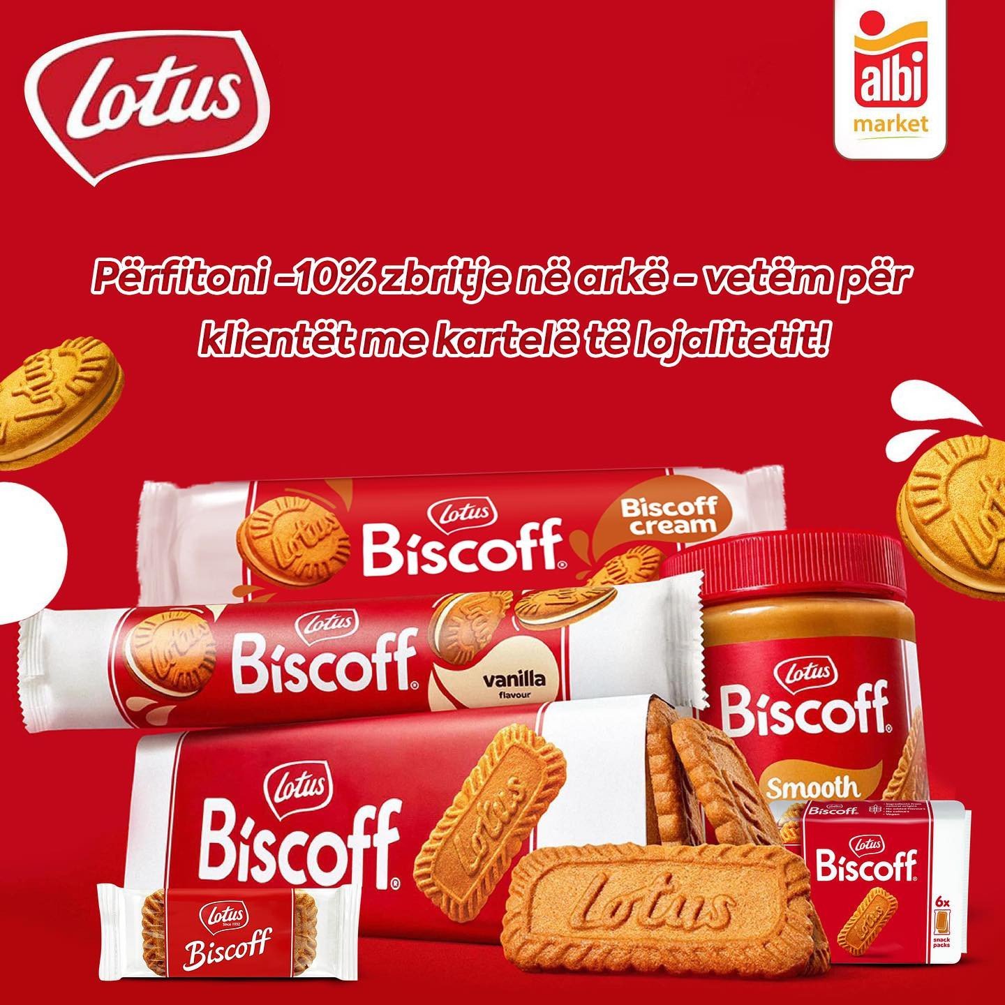 Brendin Lotus e gjeni në të gjitha pikat e Albi Market