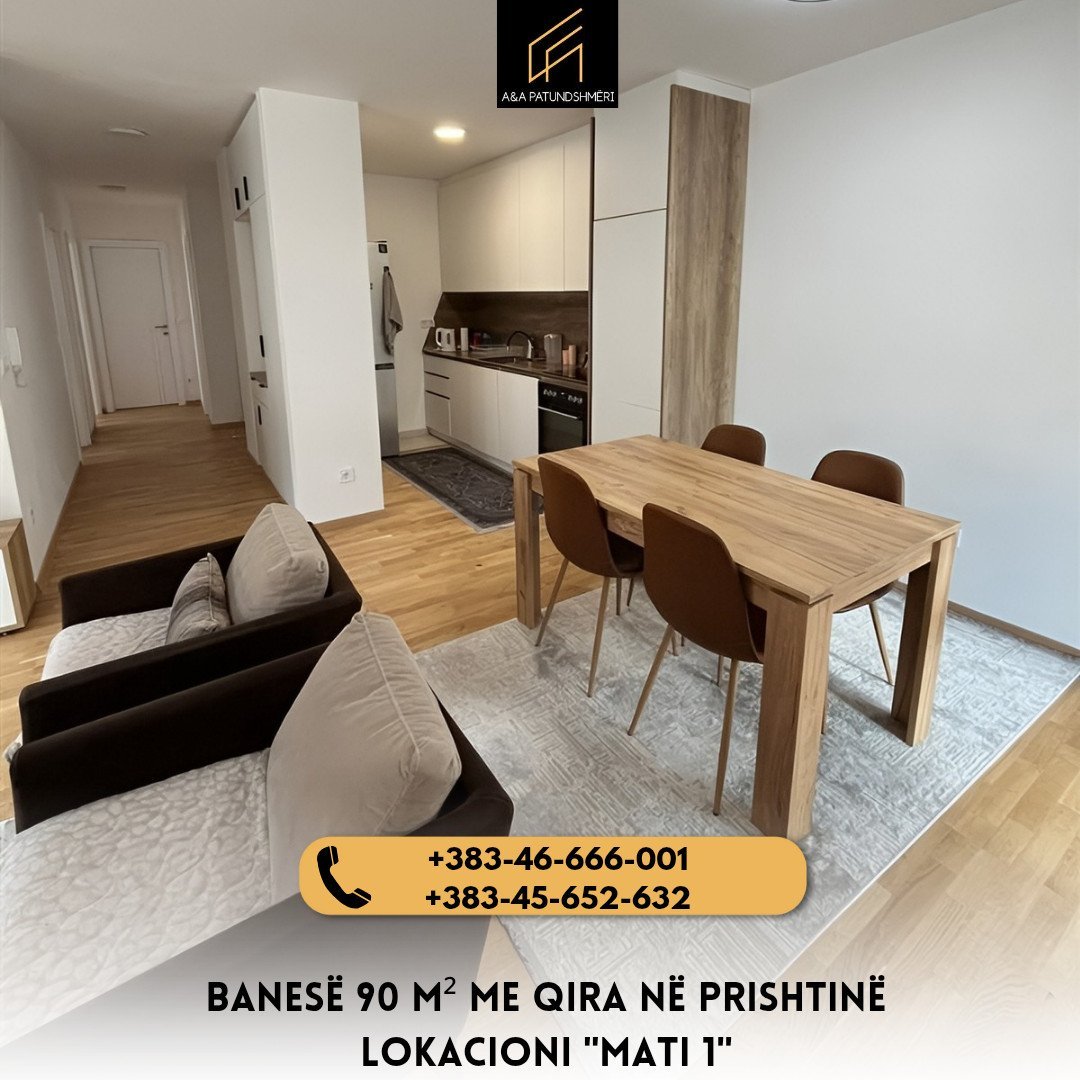 Banesë 90m² me Qira Prishtinë/Mati 1