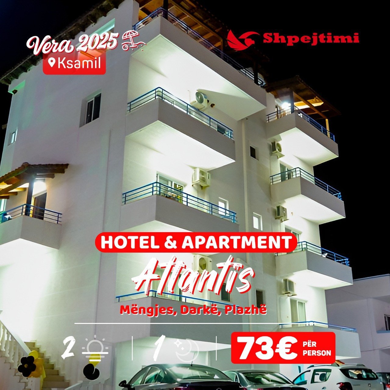 Atlantis Hotel & Apartments - Ksamil