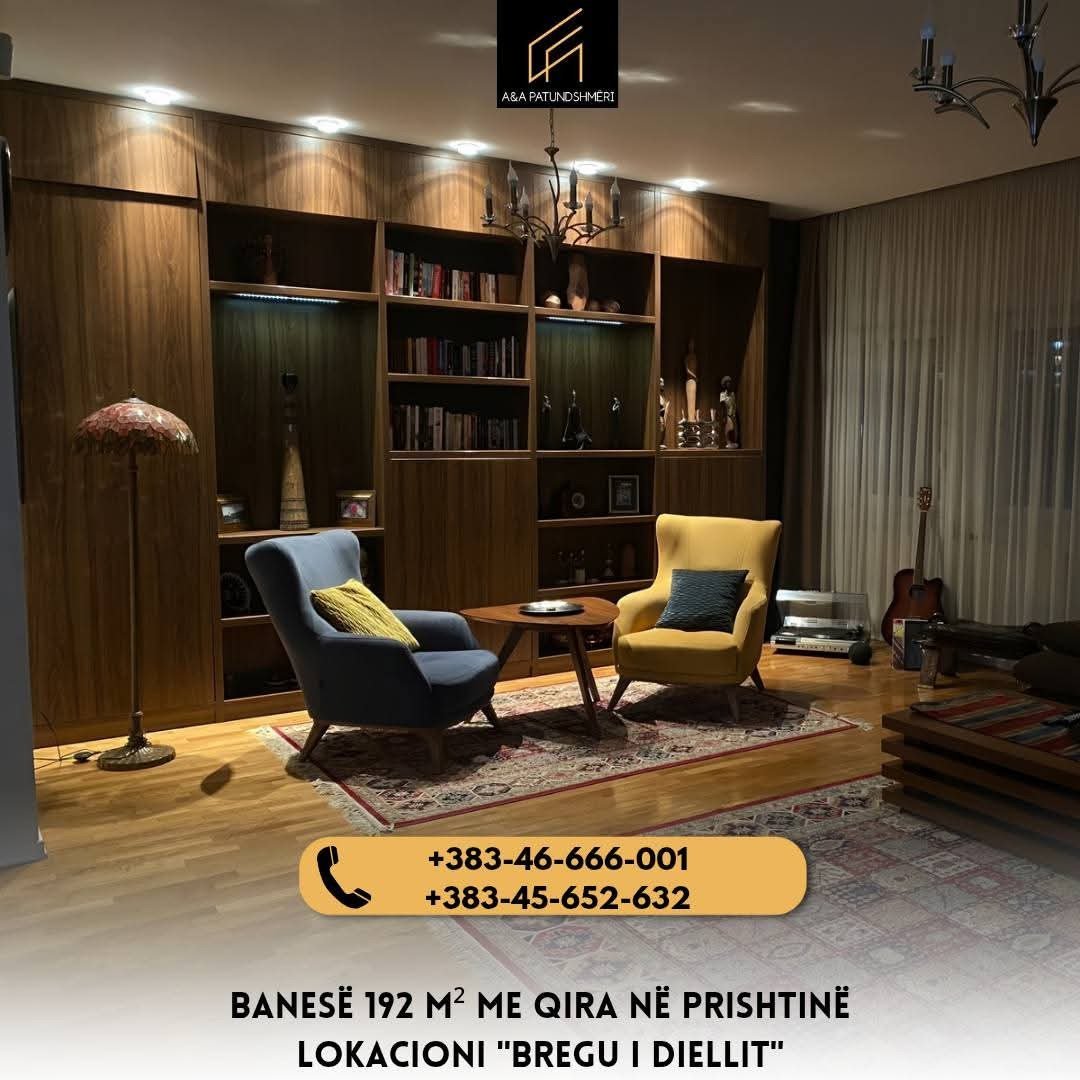 Banesë/Zyrë 192m² me Qira Prishtinë/Bregu i Diellit
