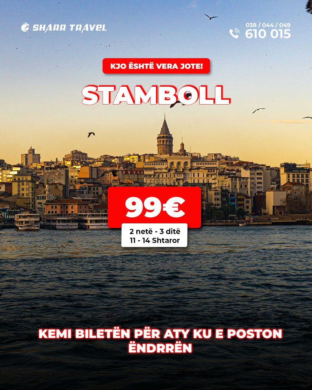 STAMBOLL – VETËM 99€!