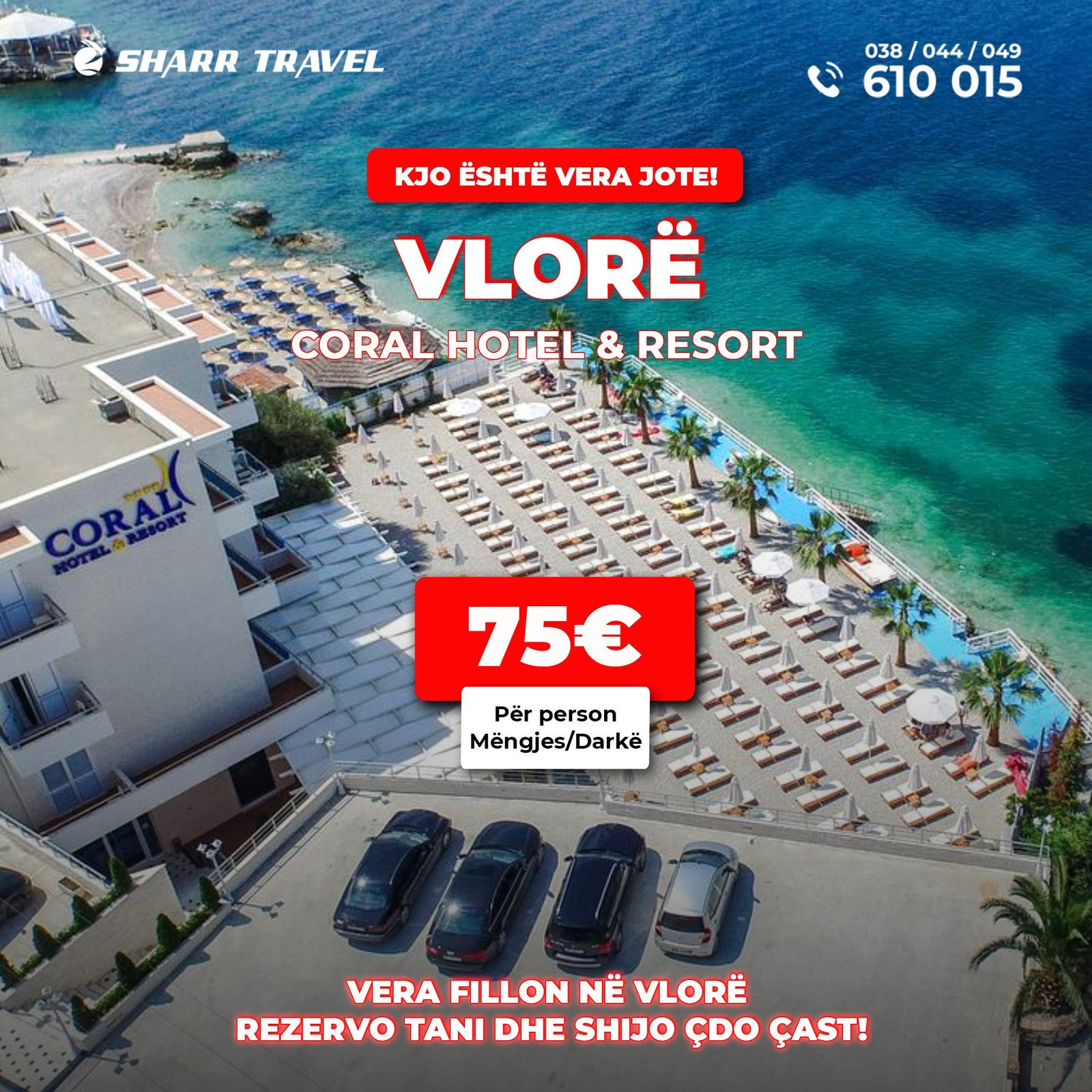 CORAL HOTEL – RADHIMË, VLORE