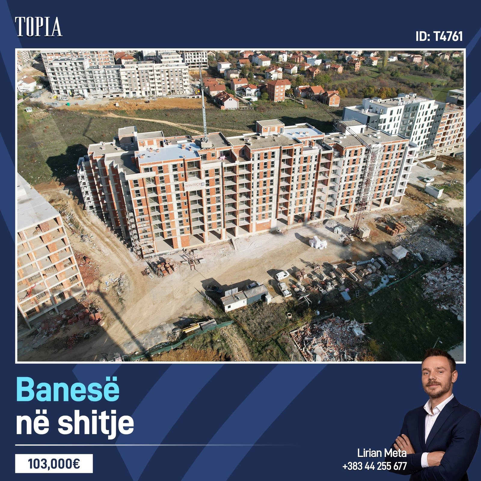 Banesë në shitje në lagjen Mati 1