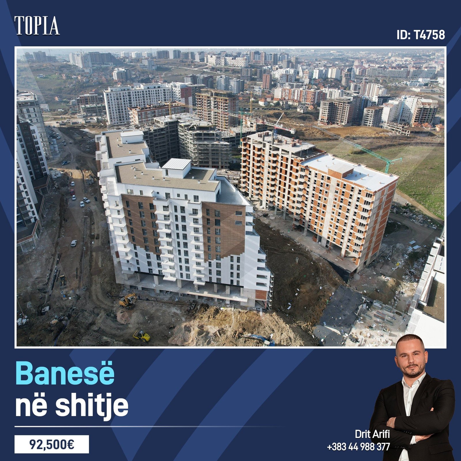 Banesë në shitje në lagjen Prishtina e Re