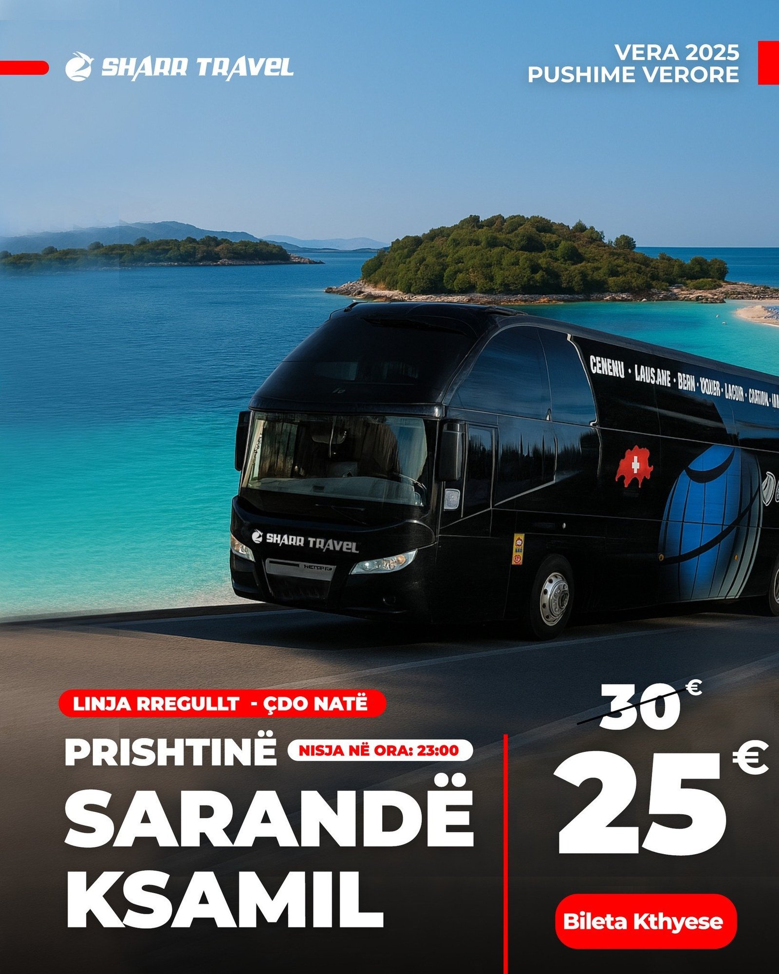 PRISHTINË – SARANDË – KSAMIL