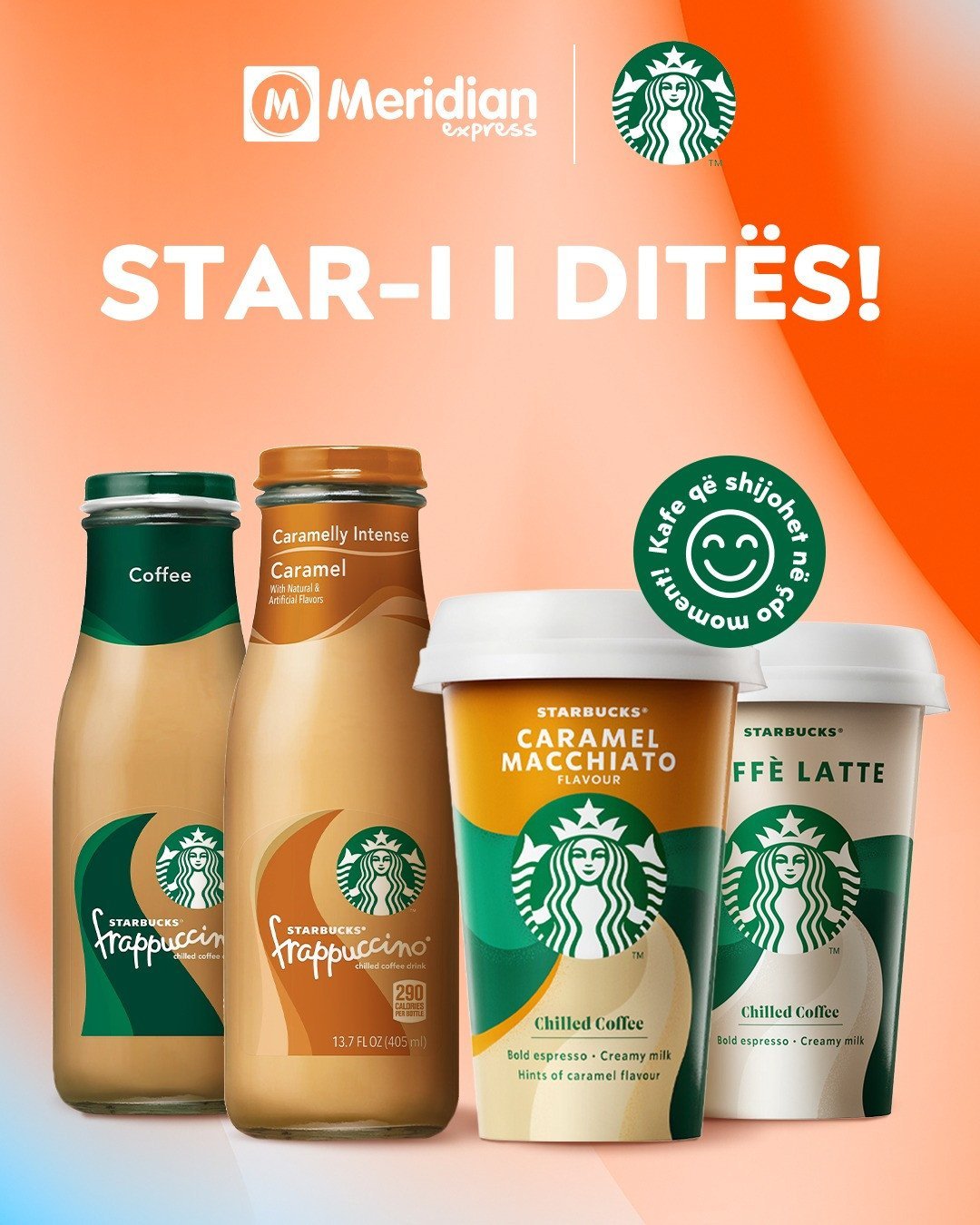 Ndreqe ditën me kafet më të shijshme Starbucks