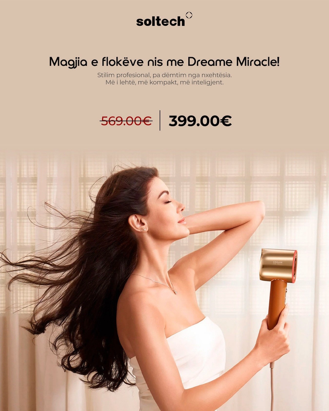 Stiluesi i flokëve Dreame Miracle