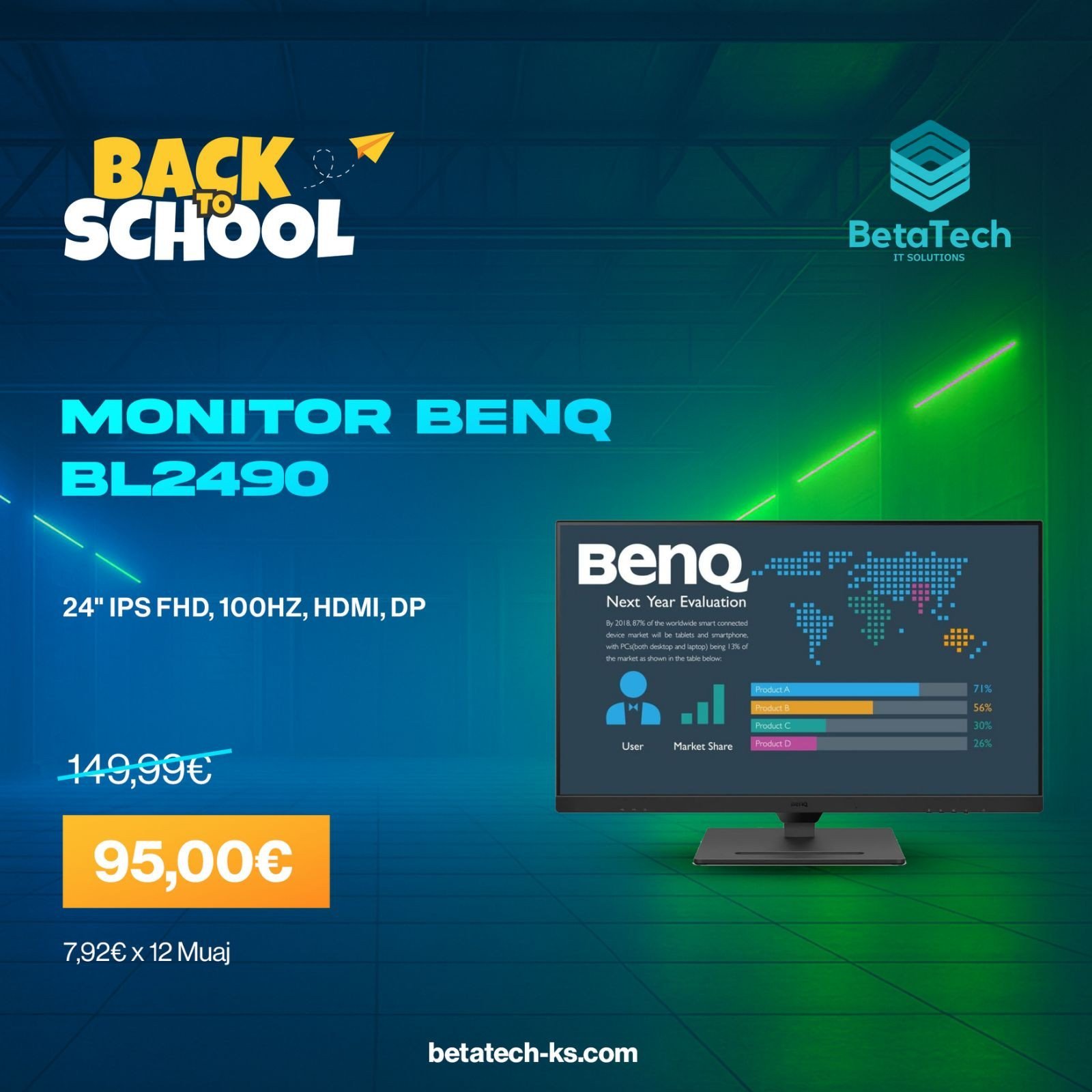 Monitor BenQ BL2490