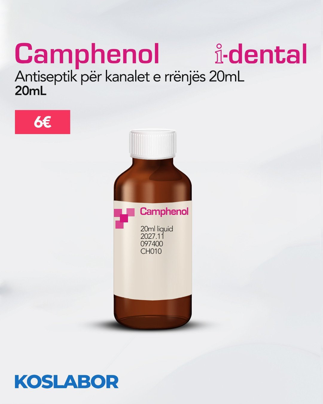 Camphenol nga i-Dental - Antiseptik për kanalet e rrënjës