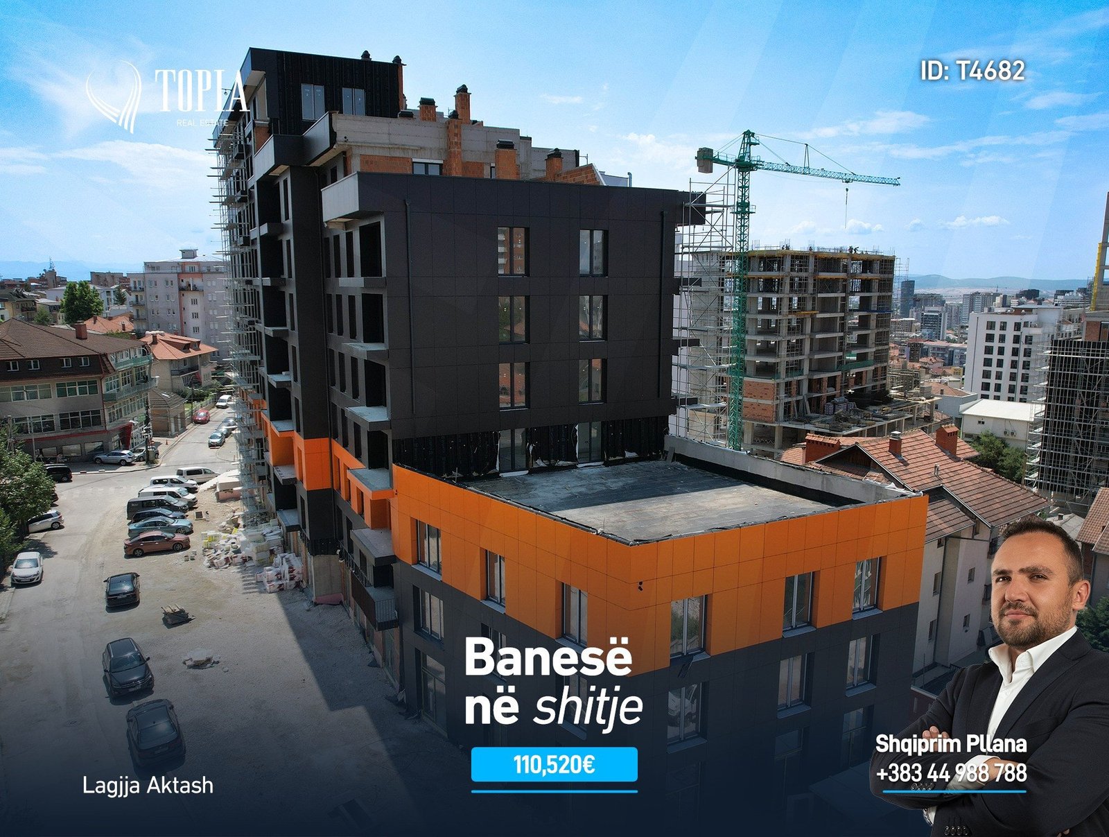 Banesë në shitje në lagjen Aktash