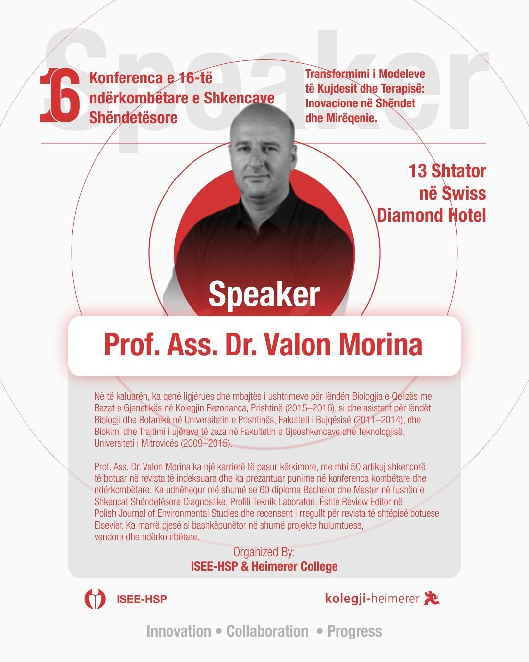 Njihuni me Prof. Ass. Dr. Valon Morina