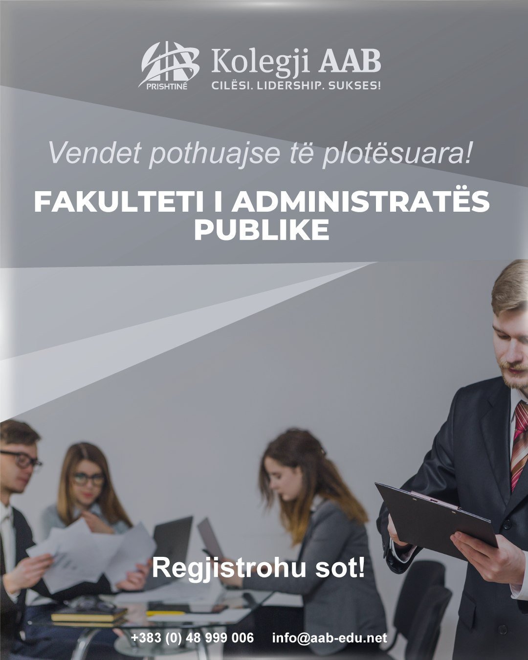 Vetëm disa vende të lira në Fakulltetin e Administratës Publike