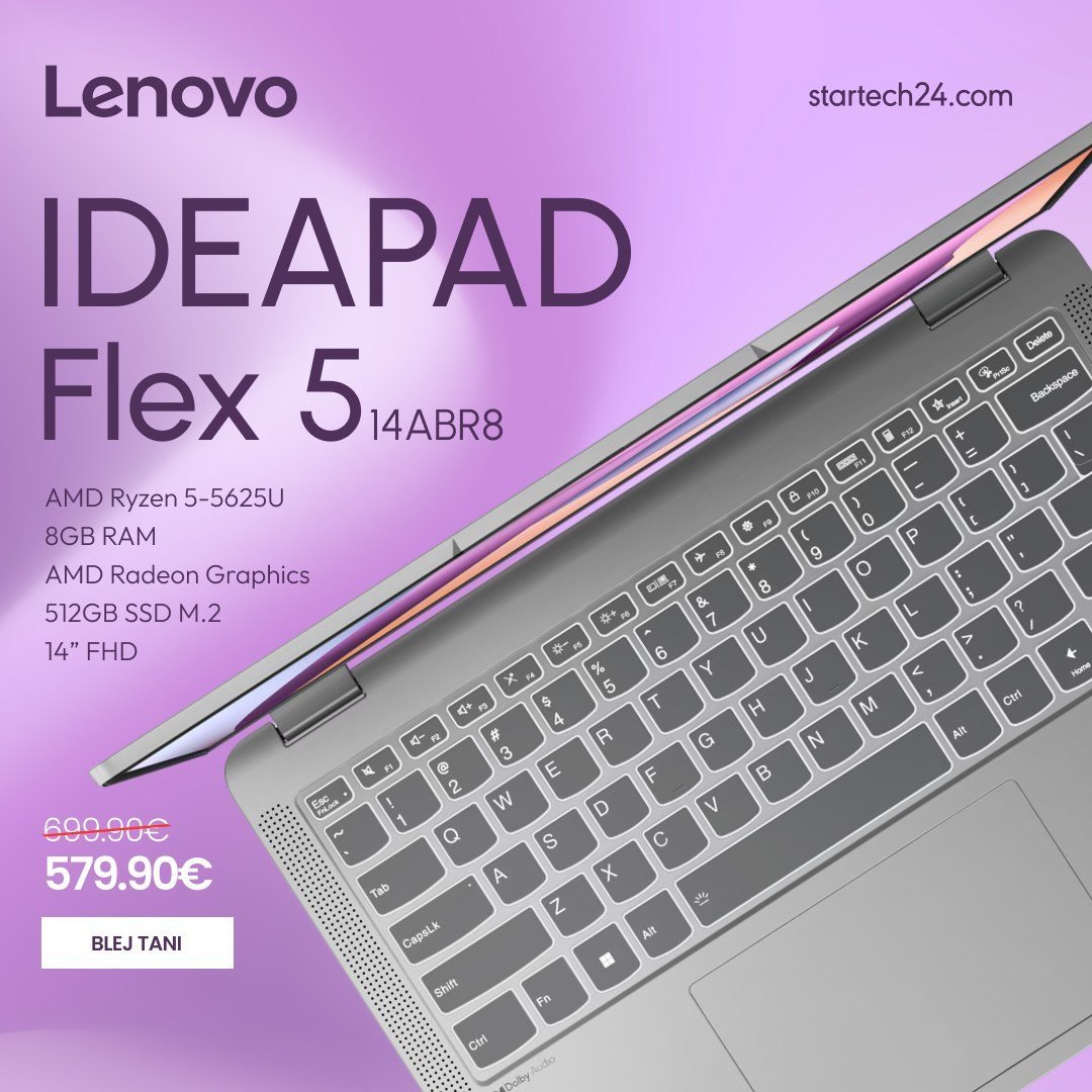Laptop Lenovo Ideapad Flex 5 14ABR8