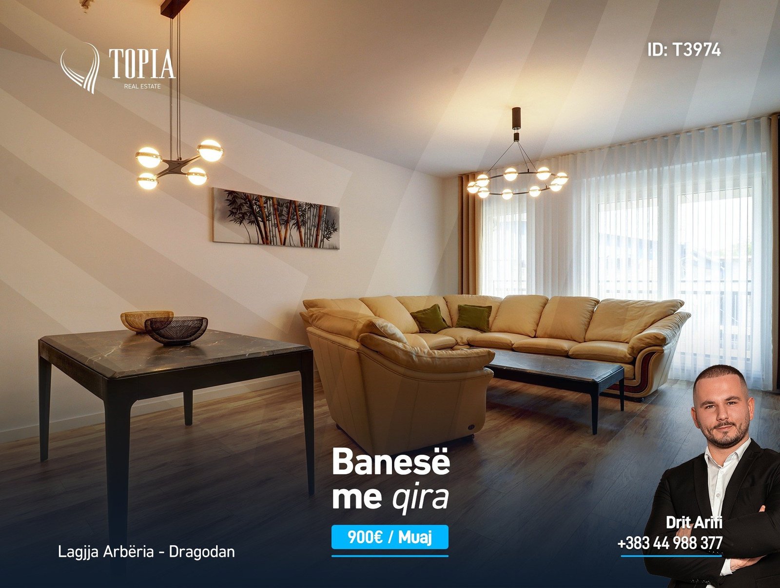 Banesë me qira në lagjen Arberia-Dragodan