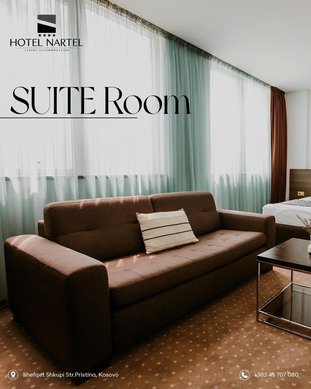 A luxurious space designed for complete rest and comfort