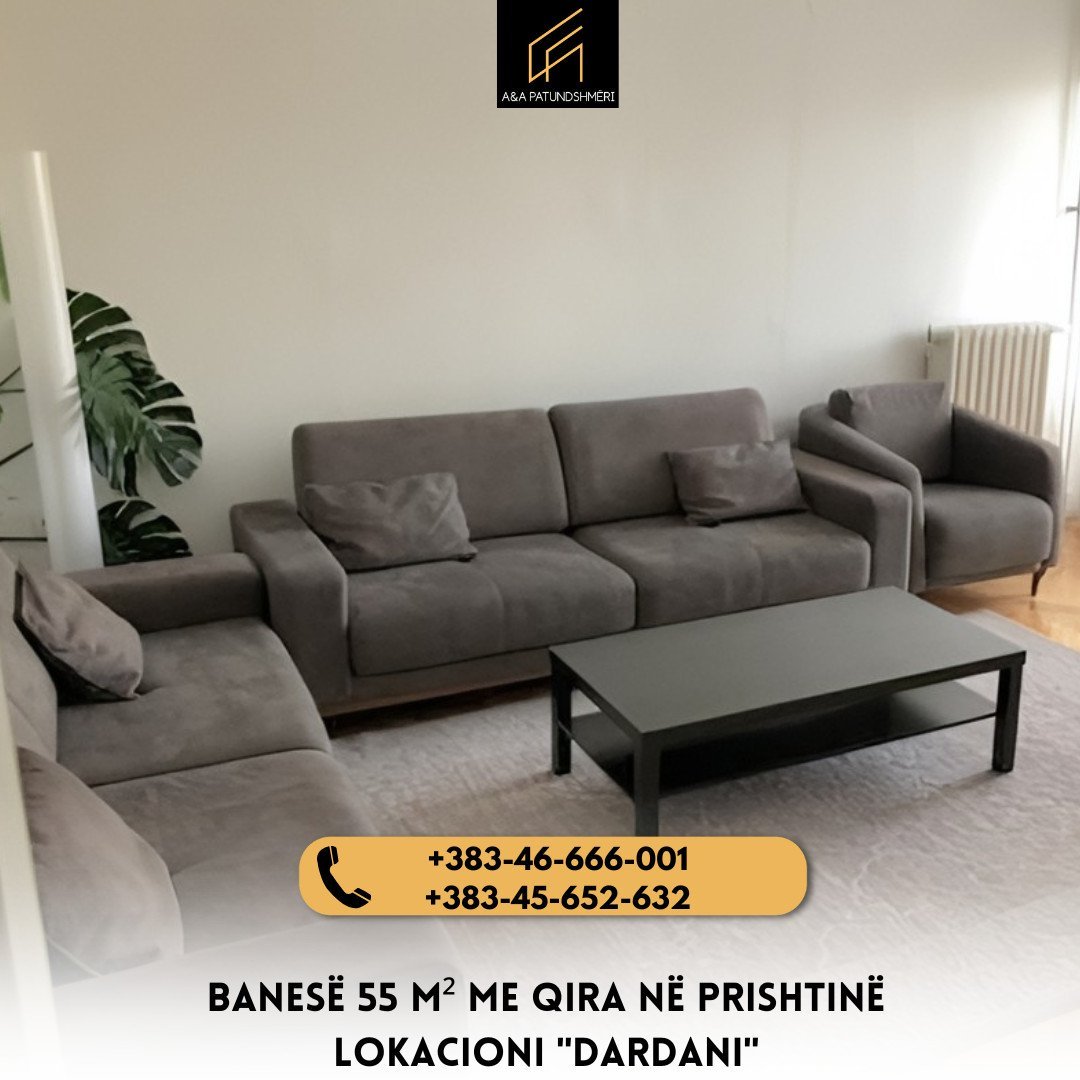Banesë 55m² me Qira Prishtinë/Dardani