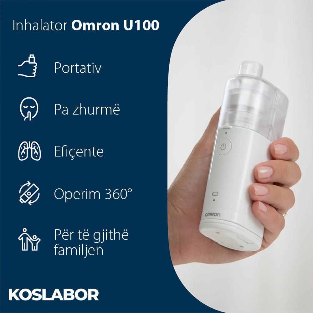 OMRON MicroAIR U100 - INHALIM NË ÇDO POZICION