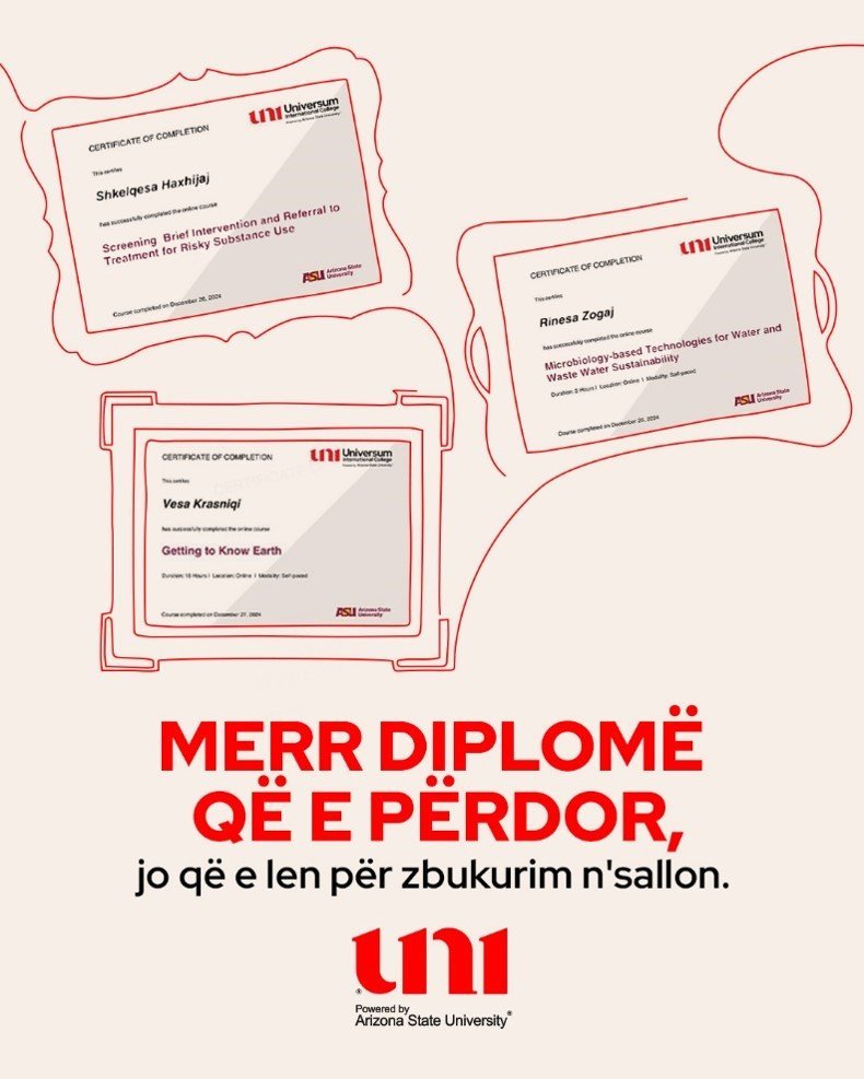 Kjo është më shumë se nji diplomë, është biletë për mundësi të reja