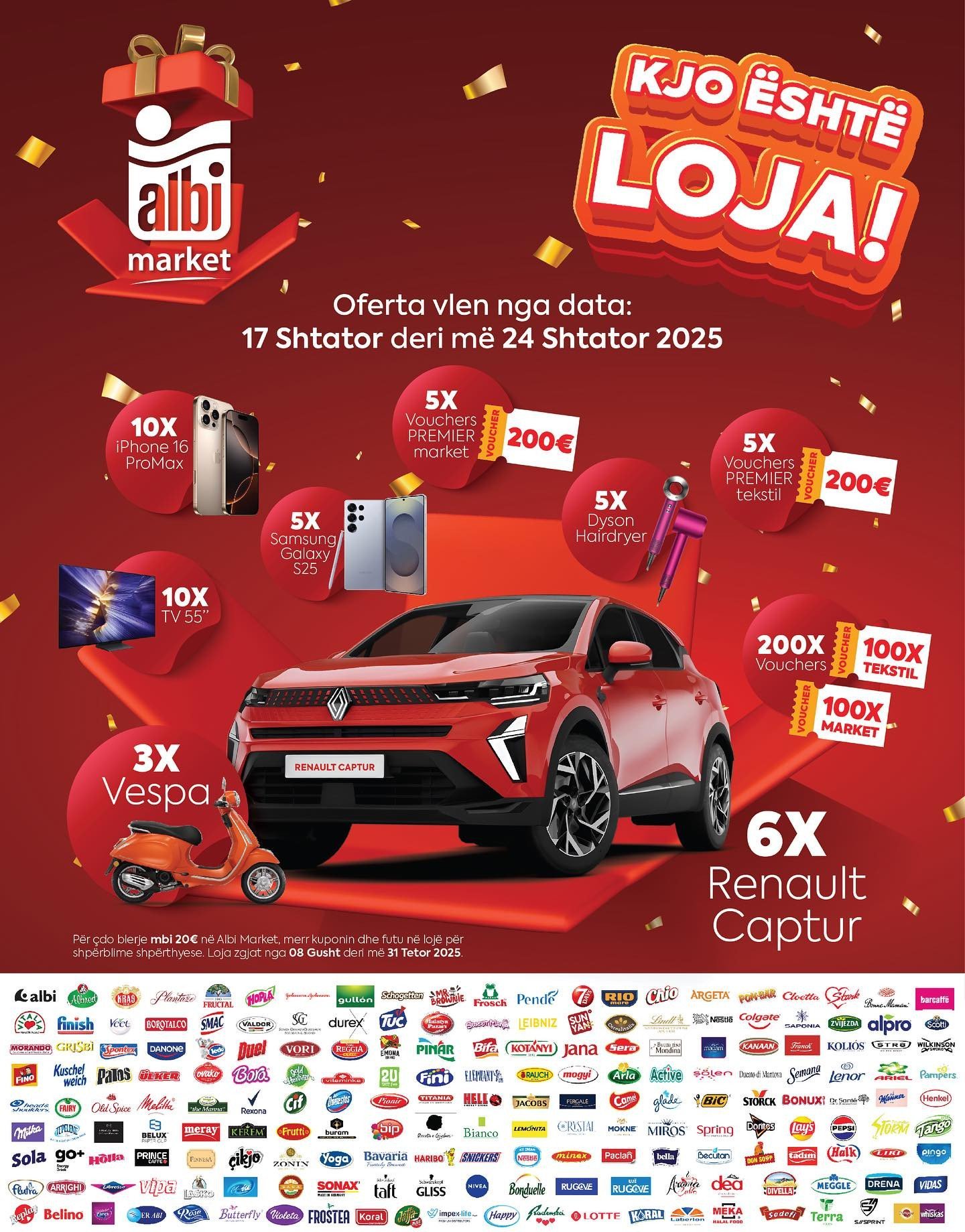 Oferta vlen deri më 24 shtator, në të gjitha pikat tona