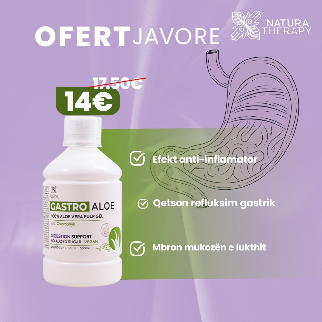Thuaji STOP djegieve në stomak me Gastro Aloe!