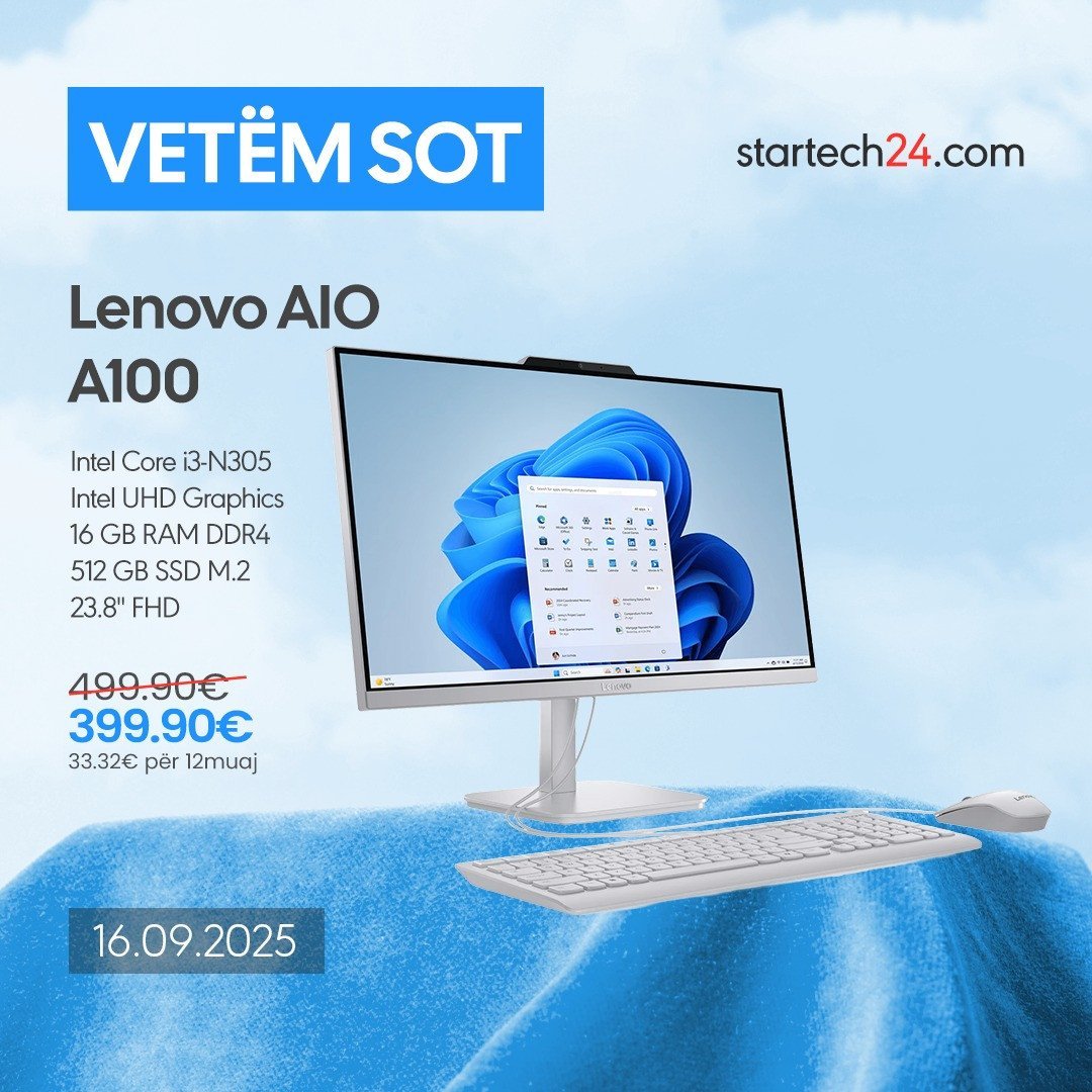 Lenovo AIO A100 – All-in-One me Intel Core i3