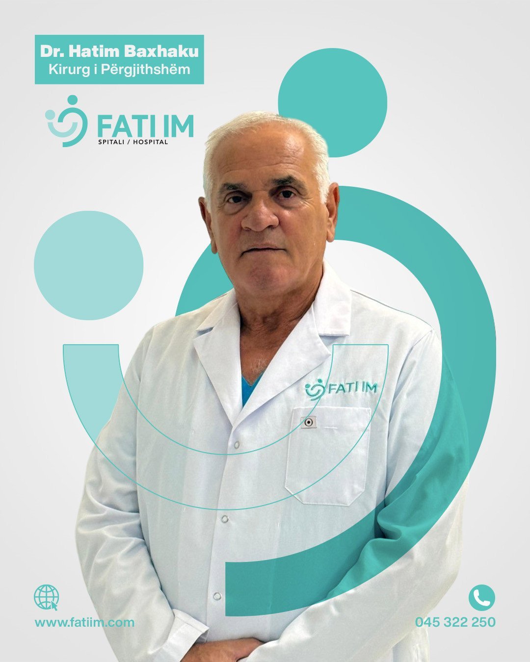 DOKTOR HATIM BAXHAKU I BASHKOHET FAMILJES SË SPITALIT ‘’FATI IM’’