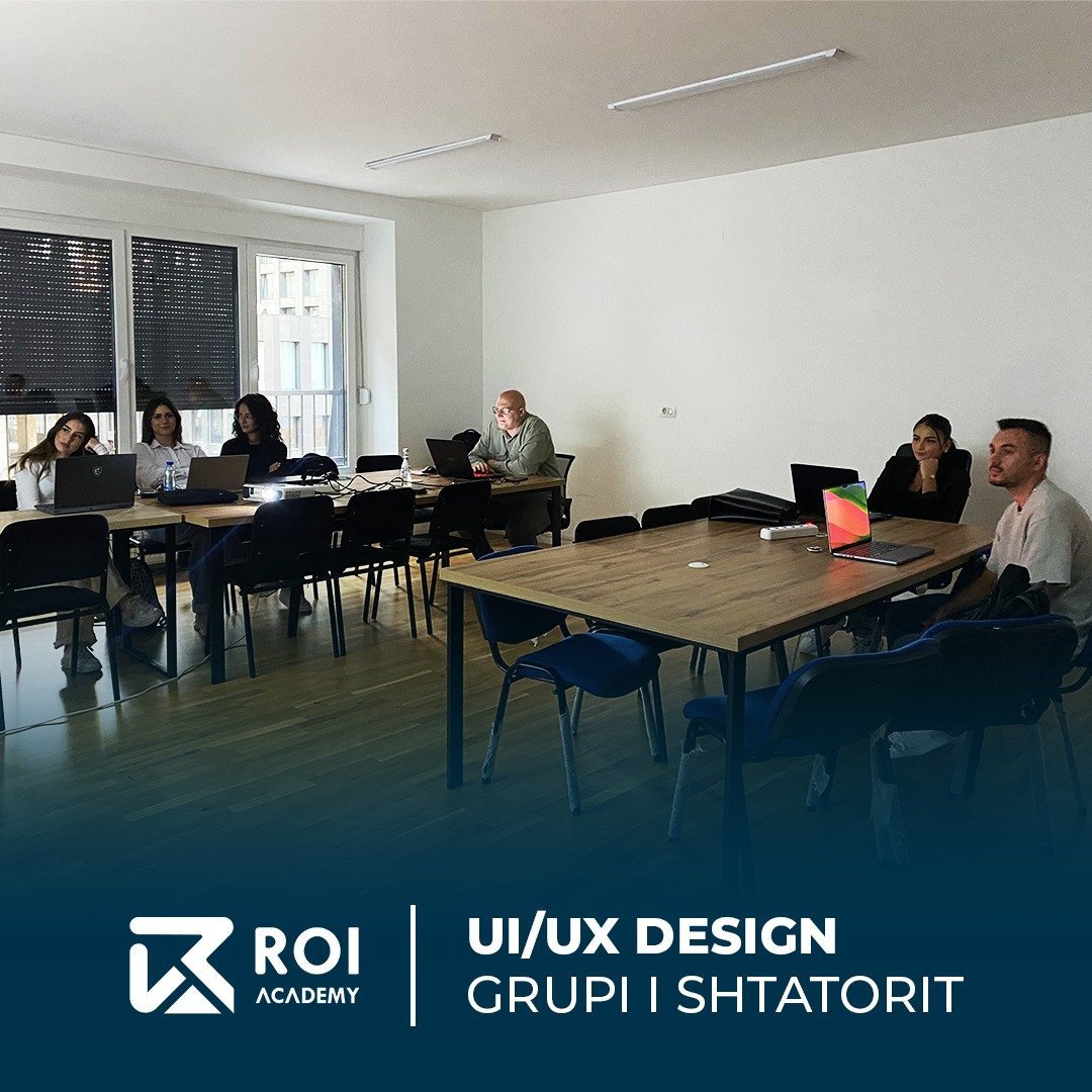 Grupi i shtatorit për UI/UX Design në ROI Academy