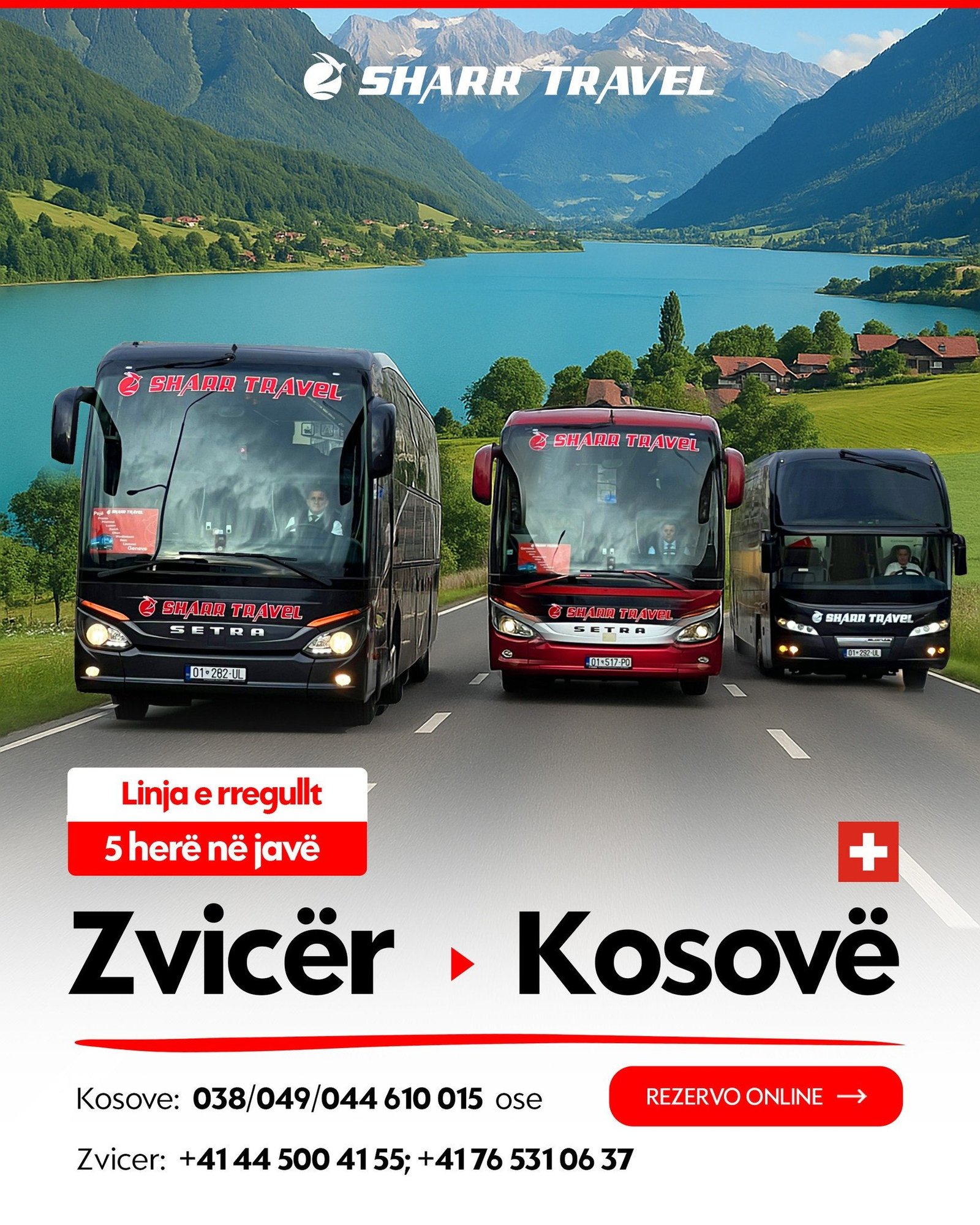ZVICËR – KOSOVË – ZVICËR