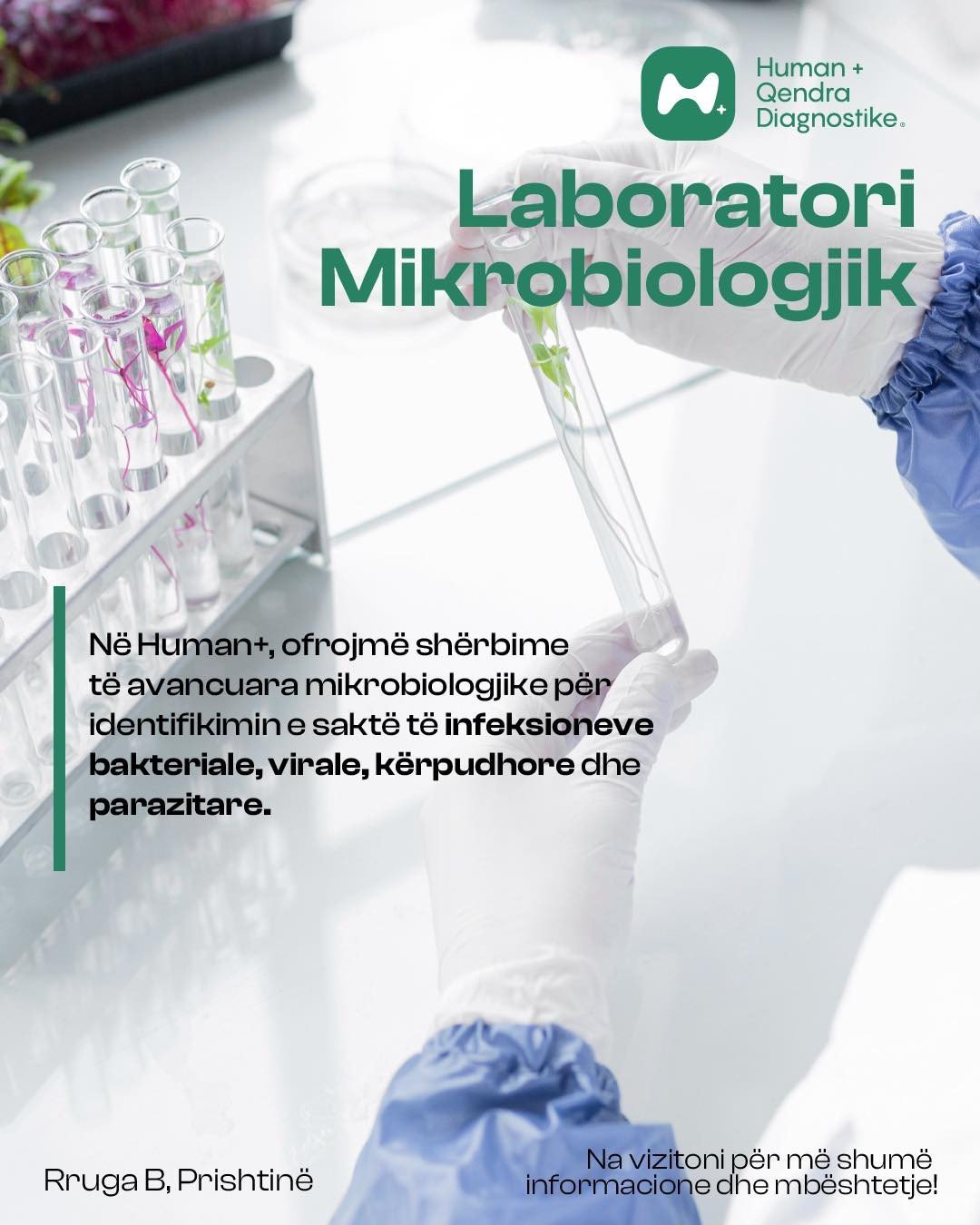 Diagnostikim i saktë për infeksione bakteriale, virale, kërpudhore dhe parazitare