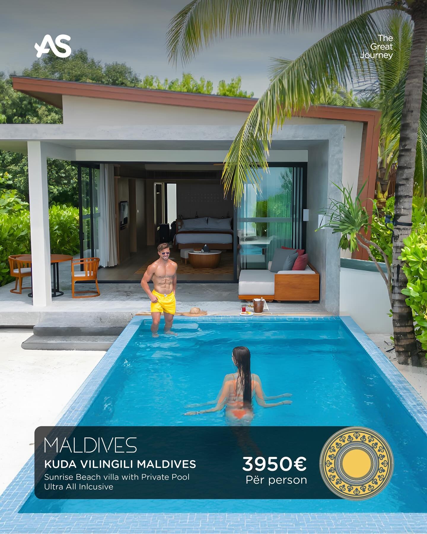 Kuda Villingili Maldives – Sunrise Beach Villa with Private Pool