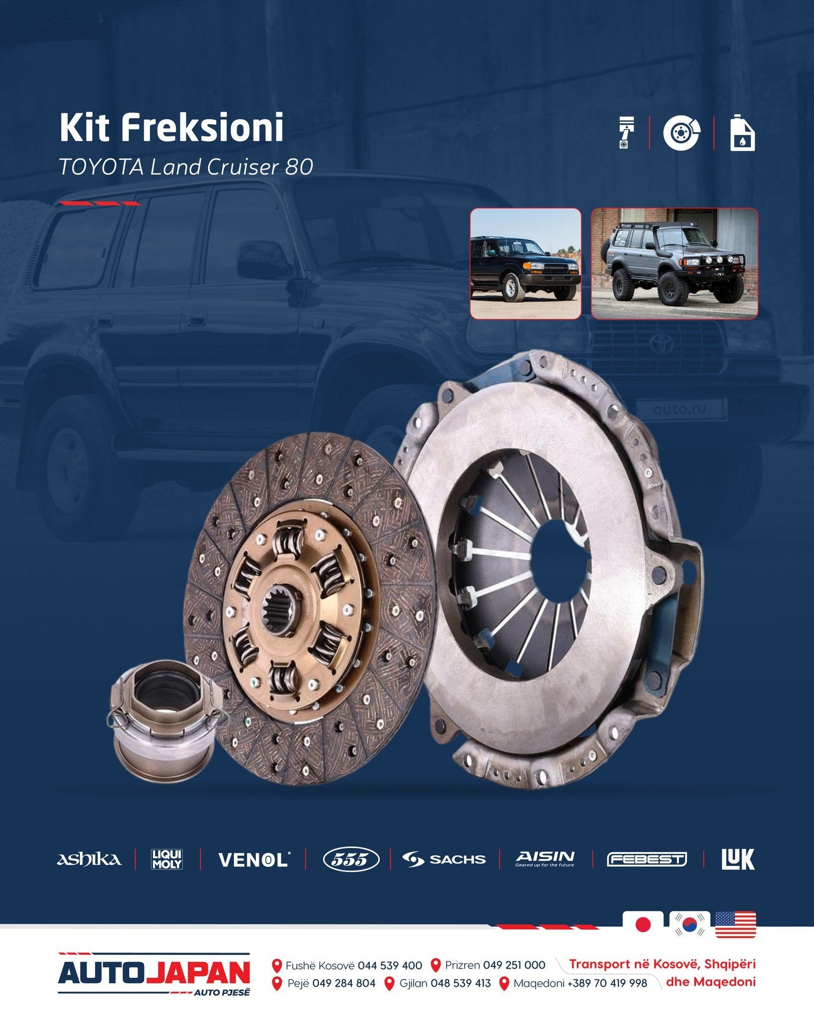 Kit Freksioni Toyota Land Cruiser 80