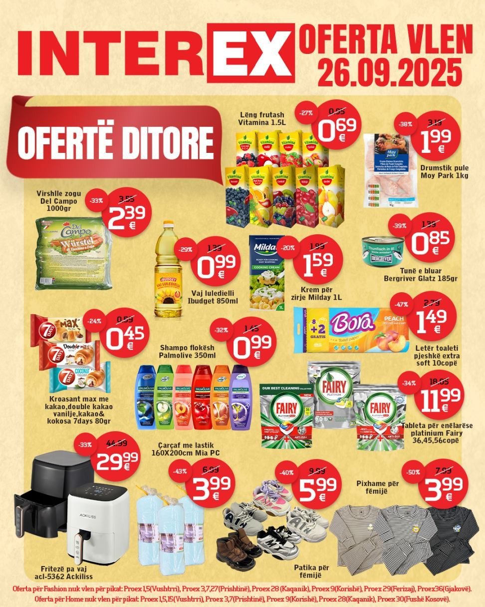 Ofertë Ditore në Interex