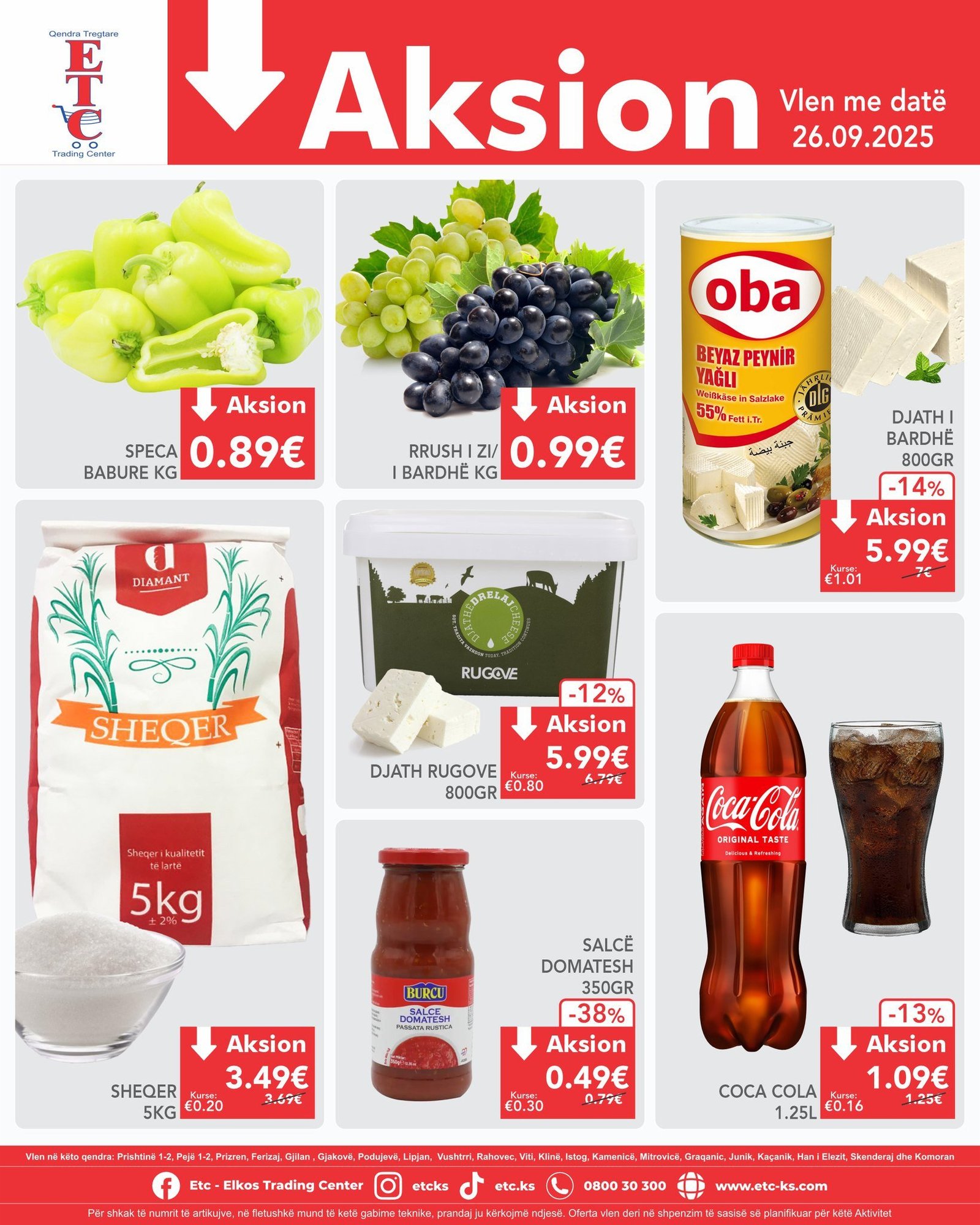 ETC Aksion Vetëm me datë 26 Shtator