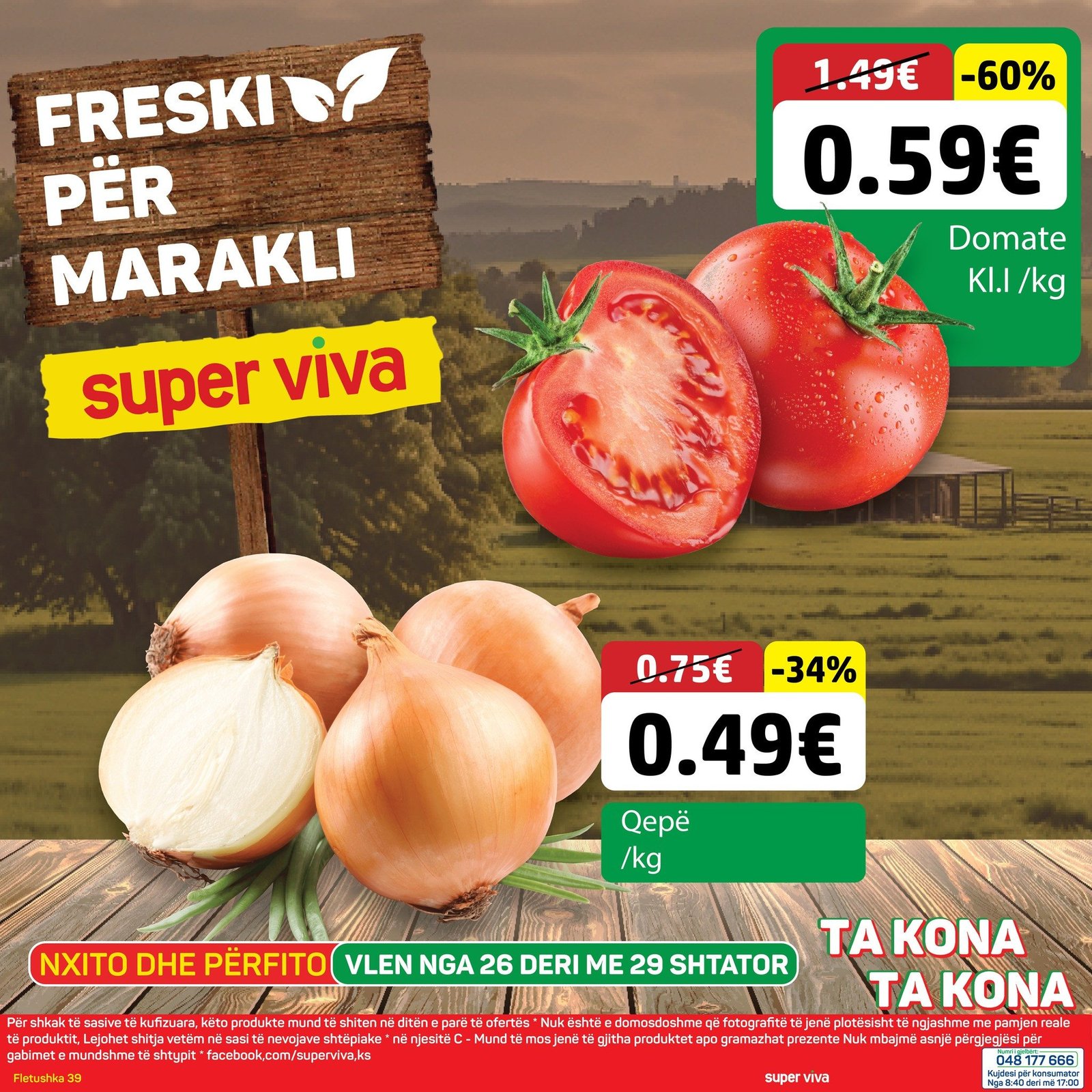 Freski në Kuzhinën Tënde  Oferta 26-29 Shtator