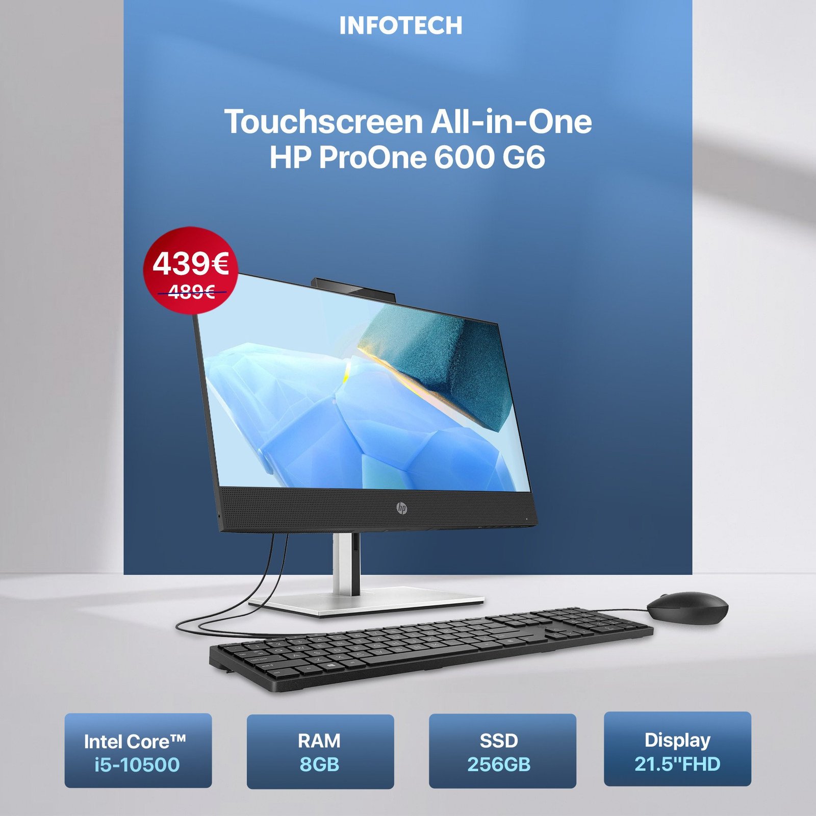 Kompjuter Touchscreen All-In-One