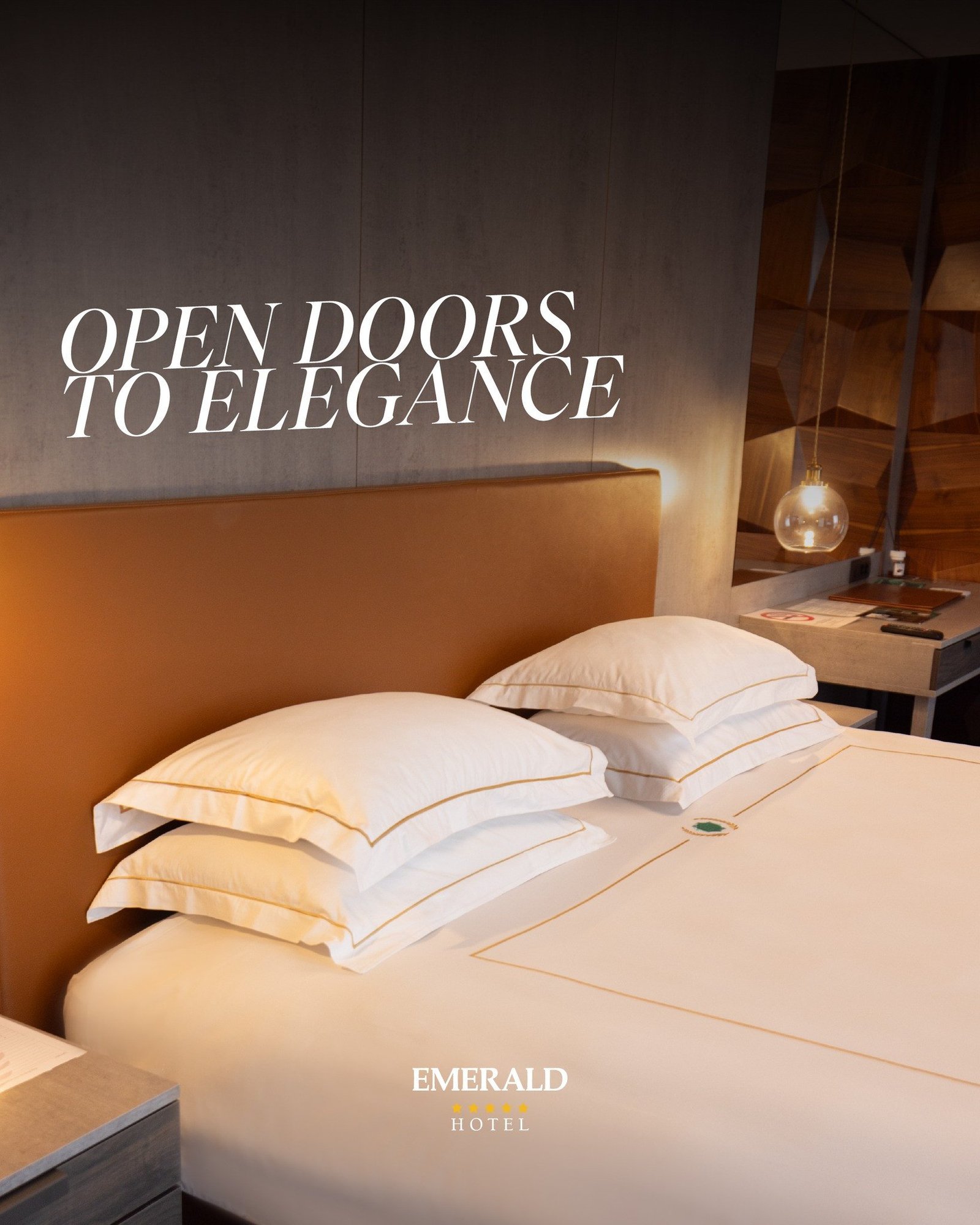 Your room awaits you to step into elegance