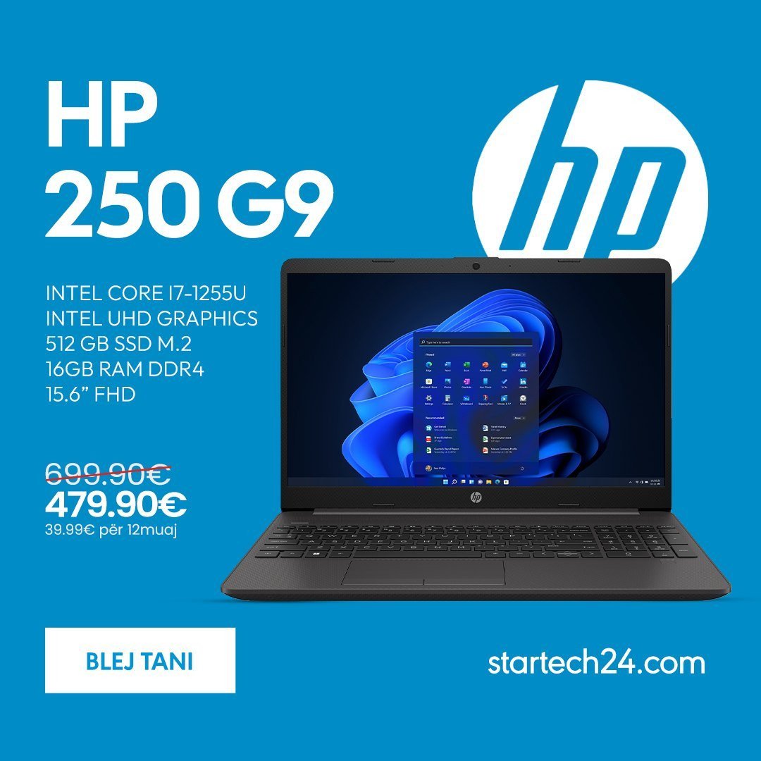 Laptop i fuqishëm me Intel Core i7-1255U