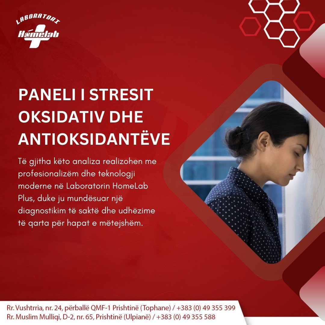 Paneli i stresit oksidativ dhe antioksidantëve