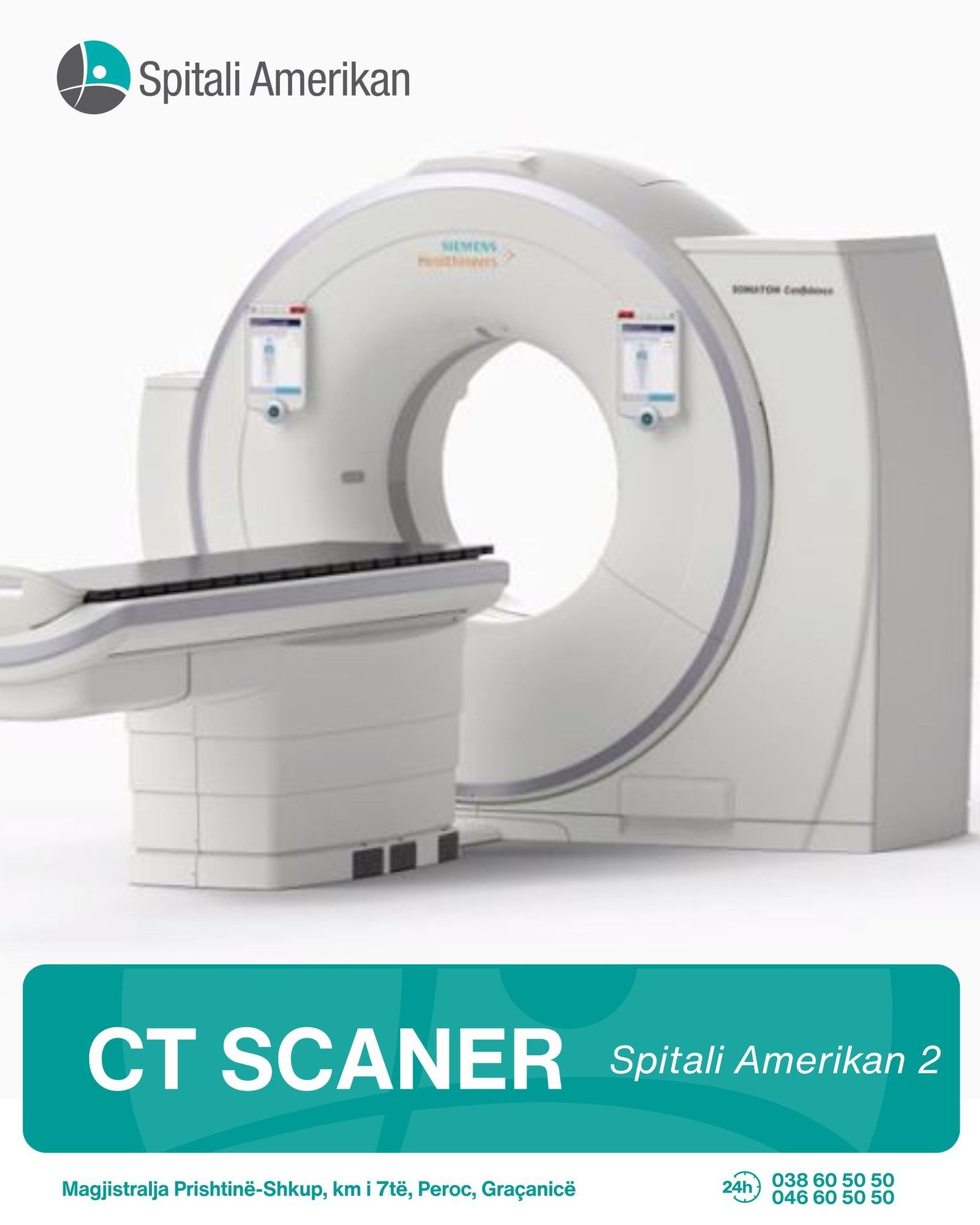 CT Scanner modern në Spitalin Amerikan 2