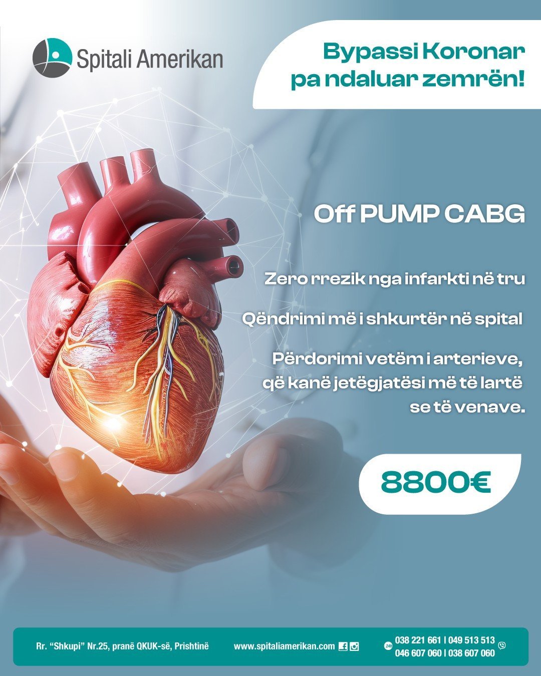 Bypassi Koronar pa ndaluar zemrën!