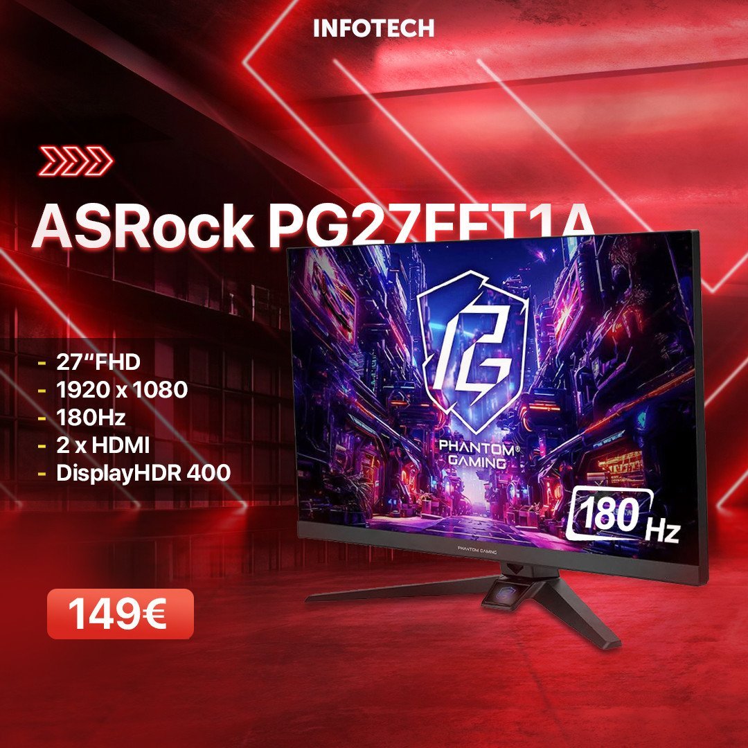 Monitor ASRock Gaming në Super Ofertë