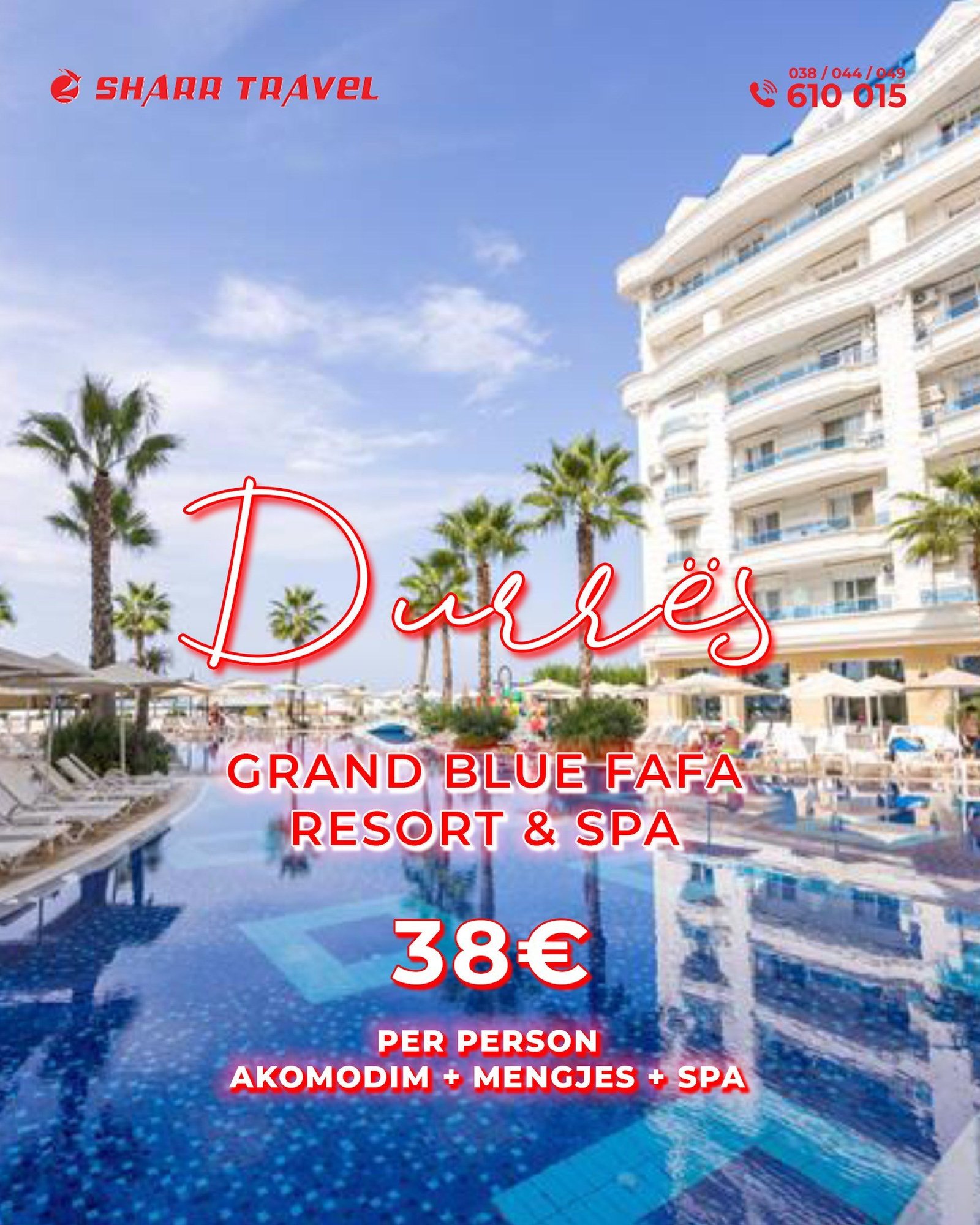 Super Oferta në Grand Blue Fafa & Spa (Durres)