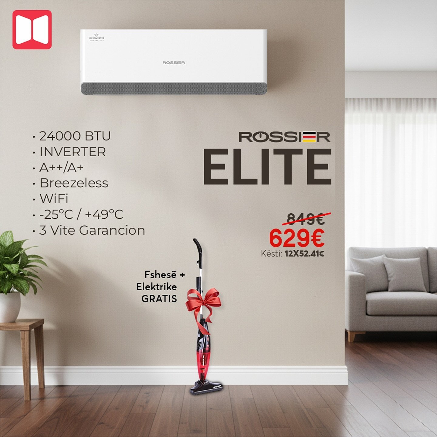 𝐊𝐨𝐧𝐝𝐢𝐜𝐢𝐨𝐧𝐞𝐫𝐢 𝐑𝐨𝐬𝐬𝐢𝐞𝐫 𝐄𝐋𝐈𝐓𝐄 – performancë maksimale dhe kursim energjie