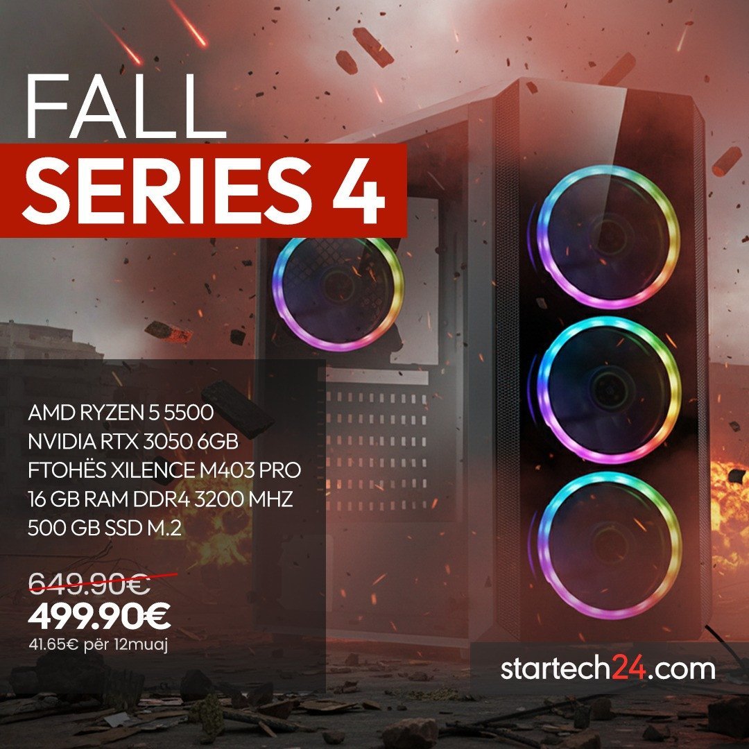 Fall Series 4 – Gaming PC me AMD Ryzen 5 5500
