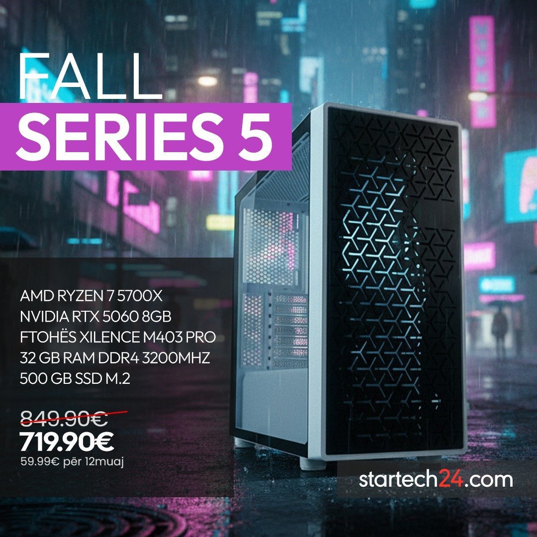all Series 5 – Gaming PC me AMD Ryzen 7 5700X