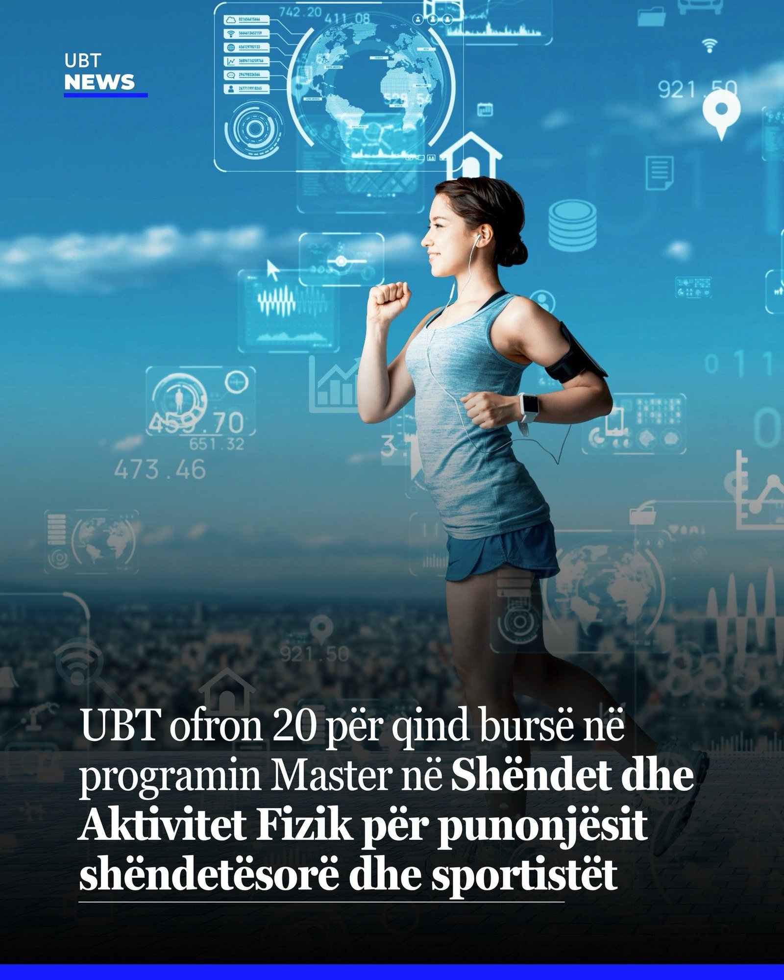 Bursë prej 20% në programin Master në Shëndet dhe Aktivitet Fizik