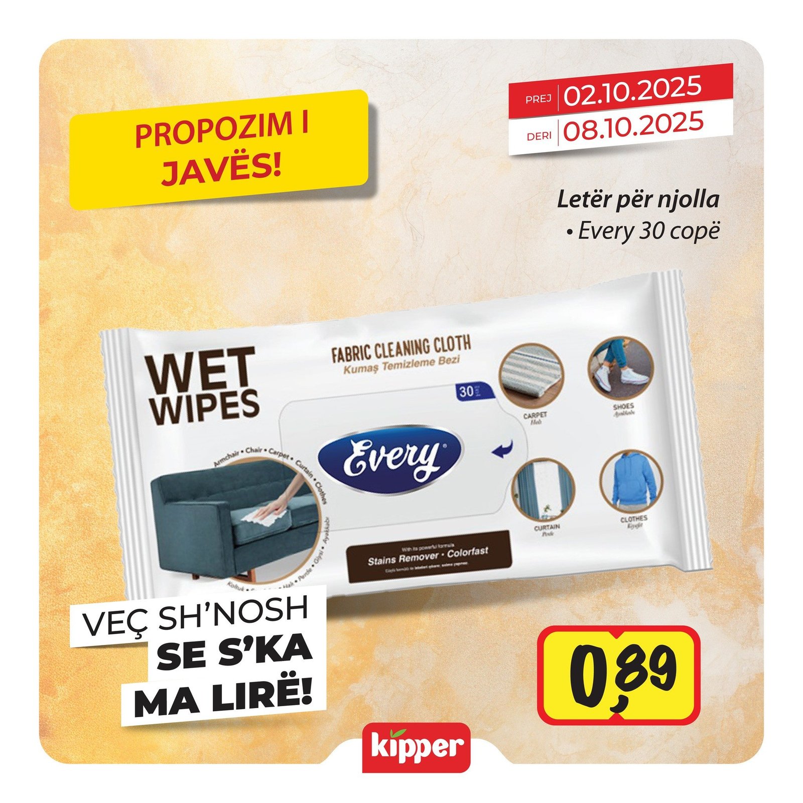 Propozim i javës - Letër për njolla Every 30 copë për vetëm 0,89€