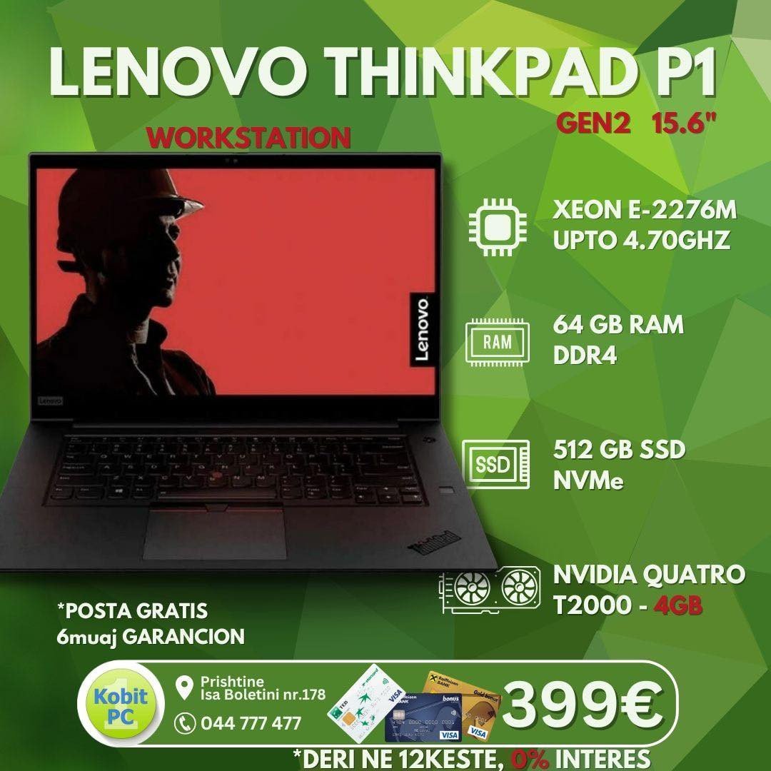 LAPTOP WORKSTATION LENOVO P1